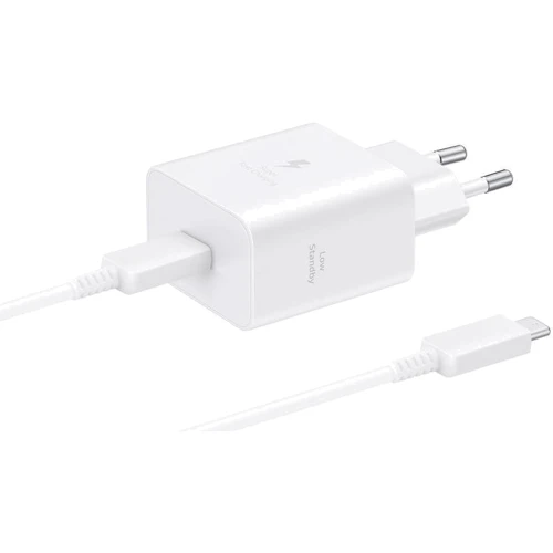 Зарядное устройство Samsung USB-C Wall Charger with Cable USB-C 45W White (EP-T4511XWEGEU): Тип сетевое