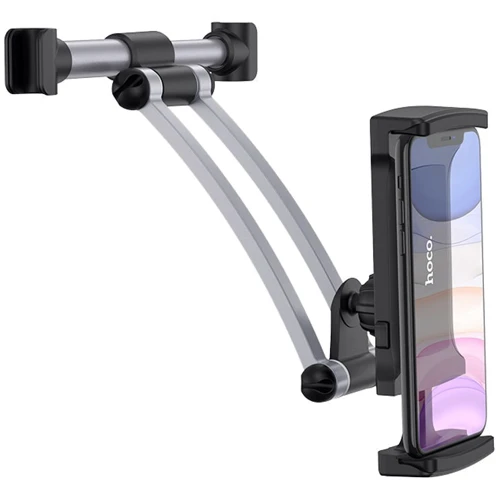Держатель Hoco Car Holder Headrest Black (CA62): Совместимость Apple, планшеты, универсальный