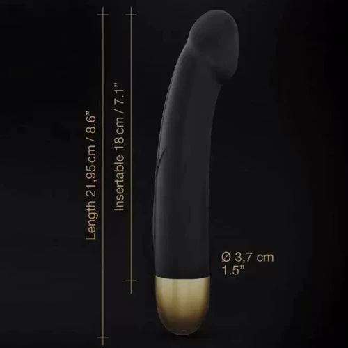 Вибратор Dorcel Real Vibration M Gold 2.0, перезаряжаемый