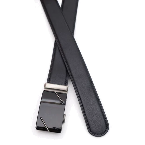 Мужской ремень Borsa Leather черный (V1GKX45-black): Пол Мужской