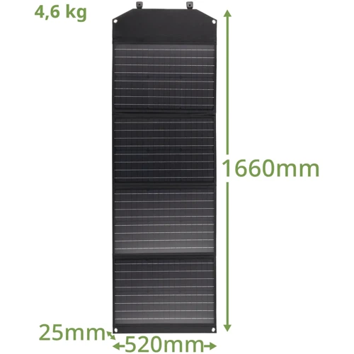Портативний зарядний пристрій для сонячної панелі Bresser Mobile Solar Charger 120 Watt USB DC (3810070) (930152) фото 4