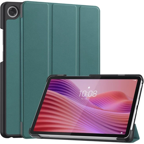Аксесуар для планшетних ПК BeCover Smart Case Dark Green для Lenovo Tab One / Tab K9 8.7 2025 (713746): Колір зелений