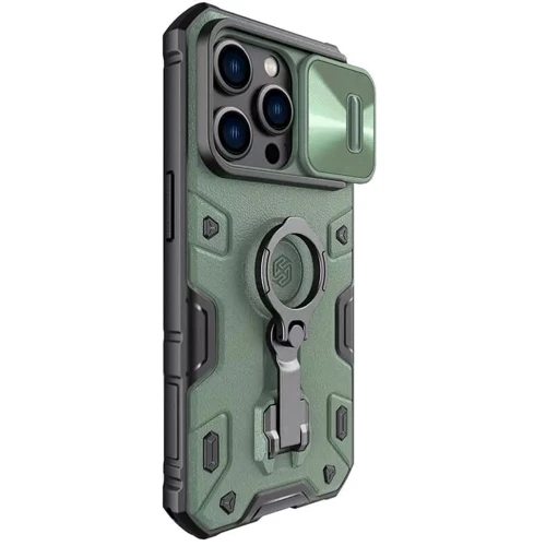 Чехол для iPhone Nillkin CamShield Armor Pro Green for iPhone 14 Pro Max: Тип чехла накладка на заднюю часть