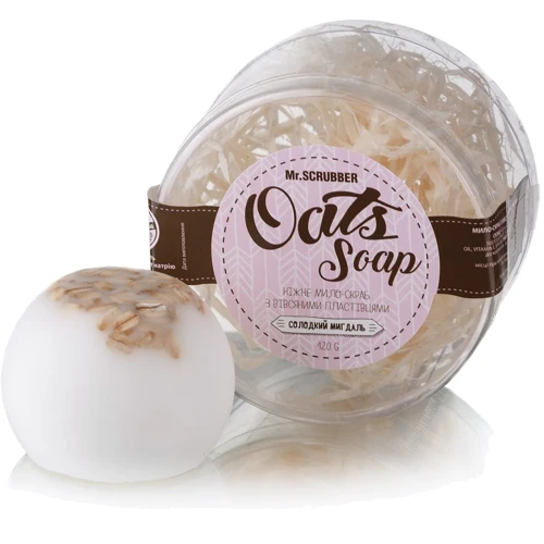 Mr.SCRUBBER Мыло-скраб для лица с овсяными хлопьями Oats Soap 120 g: Пол Для женщин