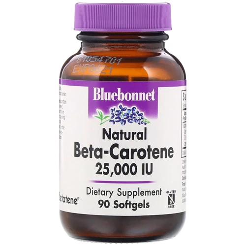 Bluebonnet Nutrition Beta Carotene 25.000 UI, 90 Softgels (BLB0316)