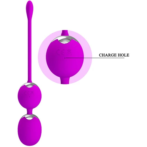 Вагинальные шарики с вибрацией Pretty Love Werner Kegel Ball