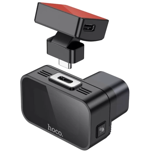 Автомобильный видеорегистратор Hoco DV10 mini screen dashcam Black: Макс. разрешение картинки Full HD (1920x1080)