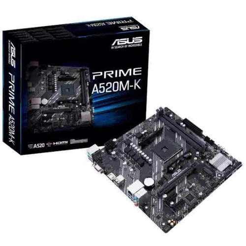 ASUS PRIME A520M-K: Оперативная память 2xDDR4 4600 МГц, до 64 ГБ