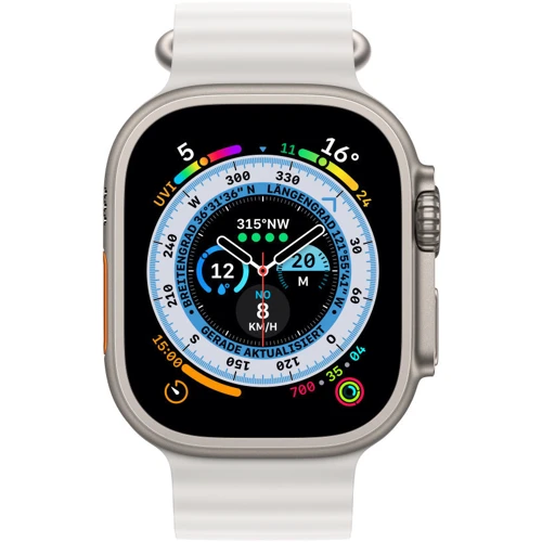 Аксессуар для Watch Apple Ocean Band White (MQE93) for Apple Watch 42/44/45/49mm: Совместимость Apple Watch 49mm, Apple Watch 45mm, Apple Watch 44mm, Apple Watch 42mm