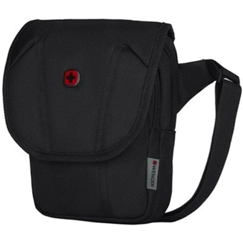 Сумка через плечо Wenger BC High Flapover Bag 10 черная (610176): Объем 3 л