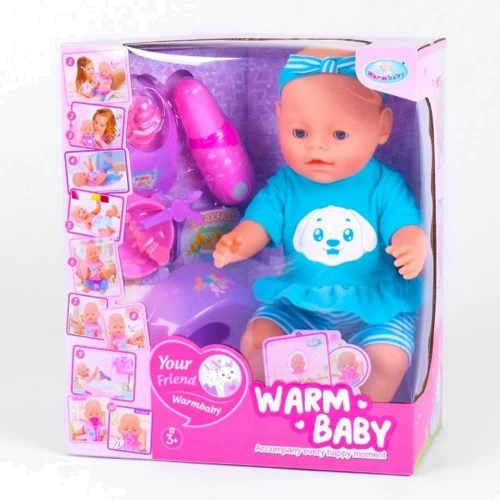 Пупс Warm Baby WZJ 058 A-026 A-1 10 функций, с аксессуарами