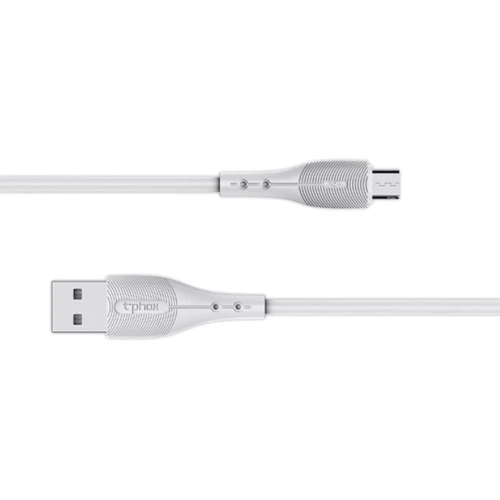 Кабель T-PHOX USB Cable to microUSB 1m White (T-M836): Тип USB Cable - microUSB