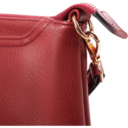 Женская сумка через плечо Amelie Galanti бордовая (A991457-red): Тип Сумки