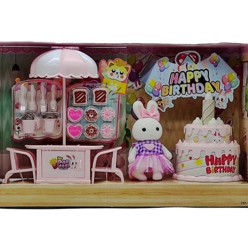 Ігровий набір Shantou з флоксовими тваринами "Солодка вечірка" (6642)