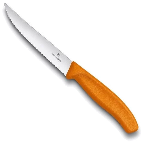 Victorinox (6.7936.12L9) SwissClassic для пиццы 12см волн. оранжевый