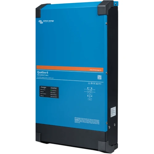 Гибридный солнечный инвертор (hybrid) Victron Energy Quattro II 24/5000/120-50/50 (24V,1 фаза)