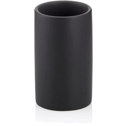 Склянка для зубних щіток KELA Matsi чорна 11х7 см (23718): Тип Підставка для зубних щіток, Склянка