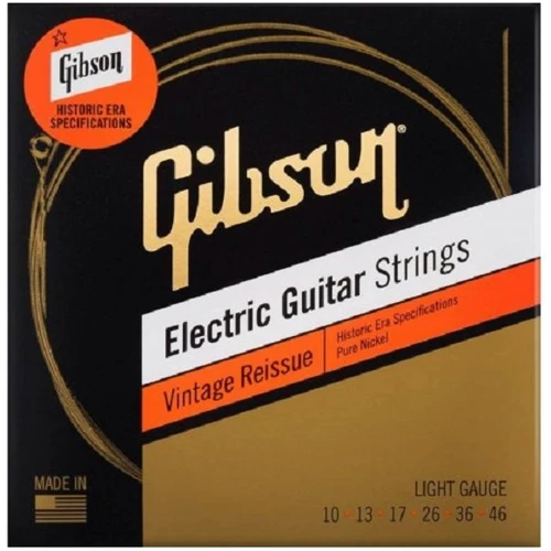 Струна для гитар Струны для электрогитар GIBSON SEG-HVR10 VINTAGE REISSUE 10-46 LIGHT