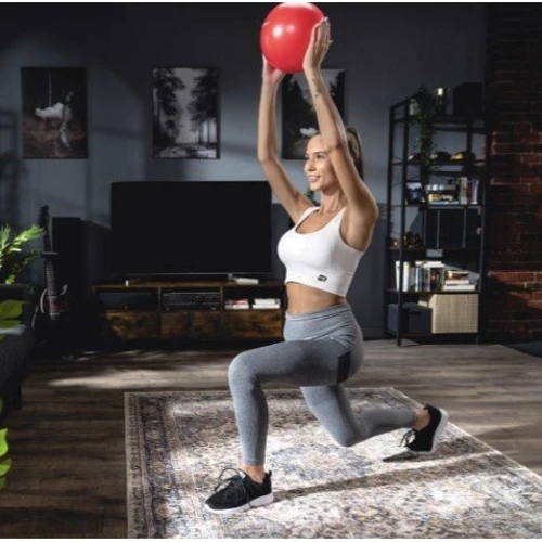 Мяч для фитнеса Hop-Sport 25cм HS-R025PB red