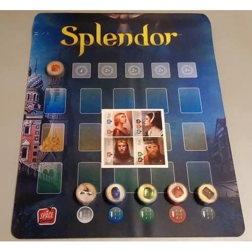 Splendor playmat: Вид карткові