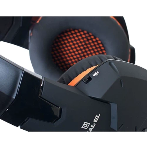 Наушники REAL-EL GDX-7700 SURROUND 7.1 black-orange: Сопротивление наушников (Ом) 32