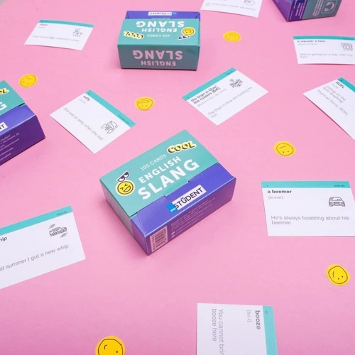 English Slang. 105 Cards. Картки для вивчення англійських слів: Обложка Картон