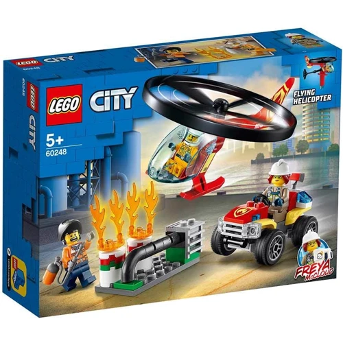 Конструктор LEGO City Пожарный спасательный вертолёт (60248): Количество деталей, шт. 93