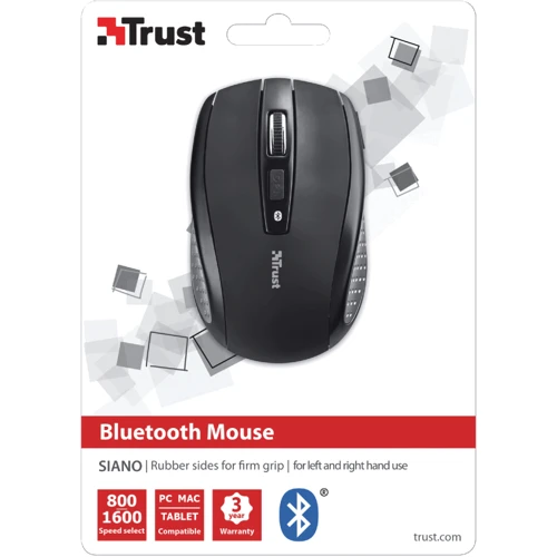 Мышь Trust Siano Bluetooth Mouse (20403): Интерфейс подключения Wireless (радио интерфейс)