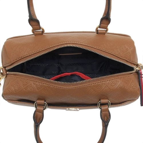 Жіноча сумка саквояж Tommy Hilfiger коричнева (883849530217): Країна виробник Камбоджа