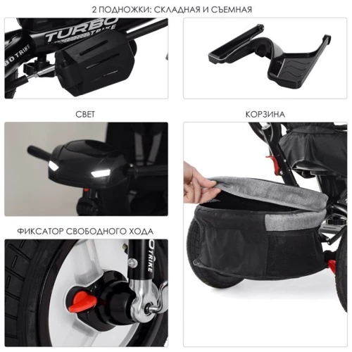 Велосипед Turbo Trike Len M 4060HA-19L Grey (M 4060HA): Тип Велосипед-коляска