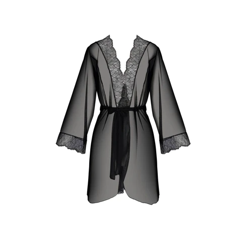 Пеньюар Passion Amberly Peignoir 6XL/7XL black
