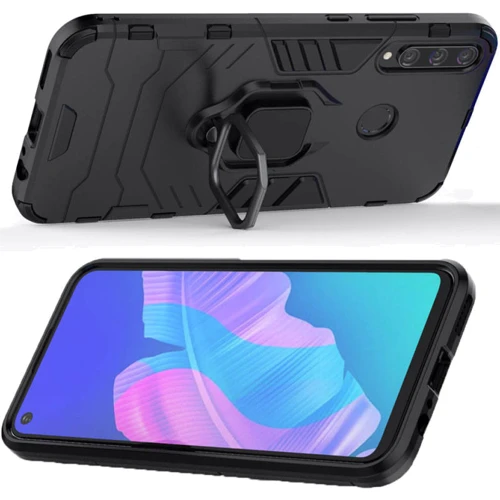 Аксессуар для смартфона Mobile Case Transformer Ring Soul Black for Huawei P40 Lite E / Y7p 2020: Тип накладка на заднюю часть