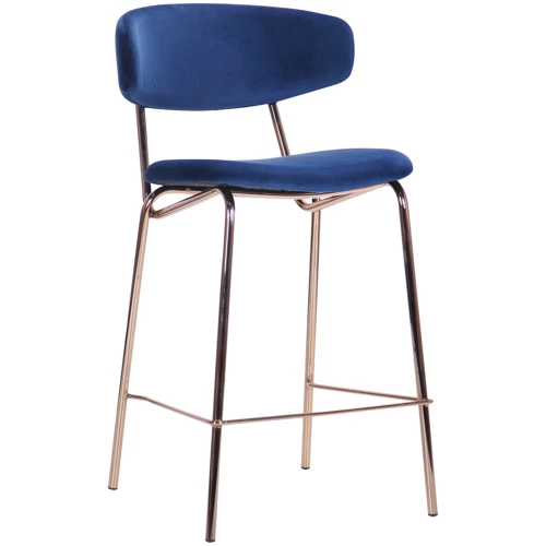 Стул AMF Alphabet C gold/royal blue (545707)