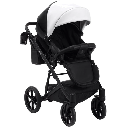 Коляска 2 в 1 Bair Kiwi ECO BK-51/15 білий/чорний (680899) фото 8