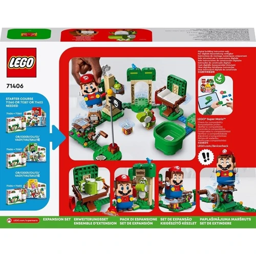 Конструктор LEGO Подарунковий будиночок Йоші (71406): Серія Super Mario