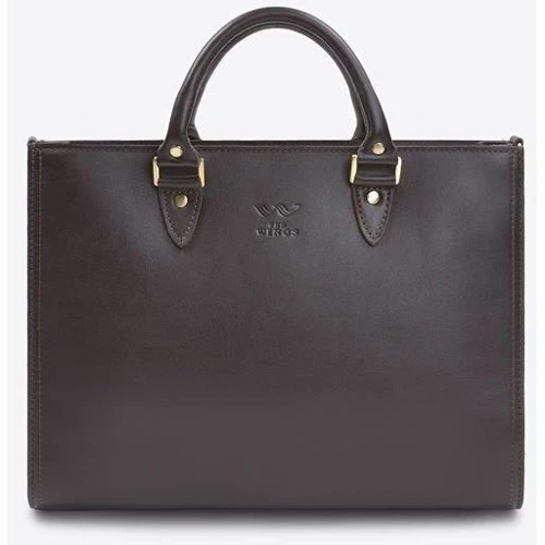 Женская сумка тоут The Wings Fancy A4 коричневая (TW-Fency-A4-brown): Пол Женский