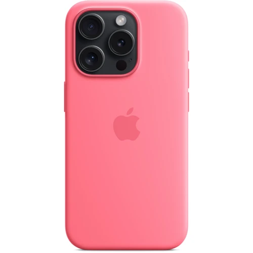 Чехол для iPhone Apple iPhone 15 Pro Silicone Case with MagSafe - Pink (MWNJ3ZM/A): Тип чехла накладка на заднюю часть