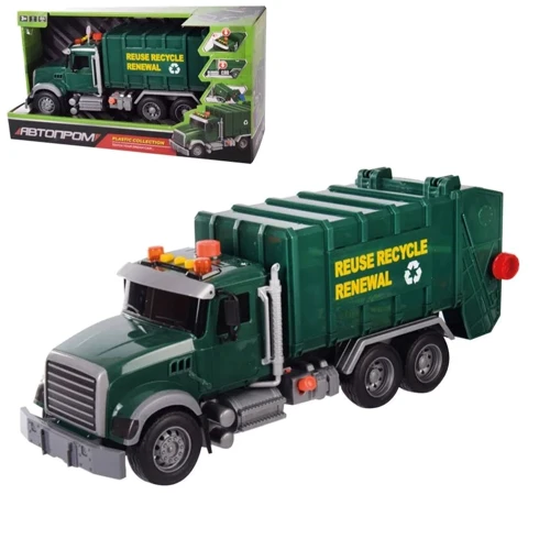 Игрушечная машинка Мусоровоз Автопром Bambi 7974 со звуковыми эффектами: Производитель Bambi