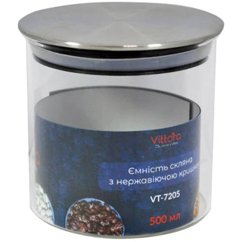 Емкость для хранения Vittora 500 мл (VT-7205): Тип Емкость для хранения