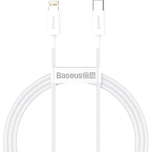 Кабель Baseus Cable USB-C to Lightning Superior Series PD 20W 2m White (CATLYS-C02)