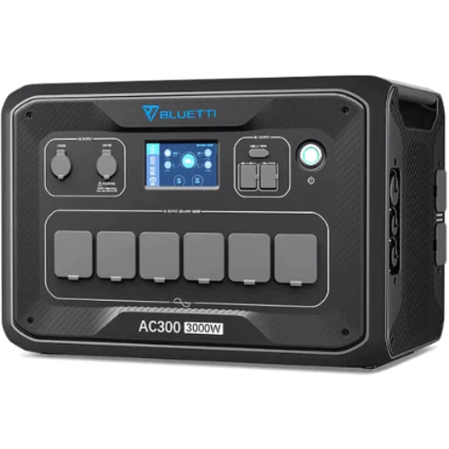 Зарядная станция Bluetti AC300 3000W + battery module B300 3072Wh: Выходы потребителей Автоприкуриватель, 220V, USB-C, USB-A