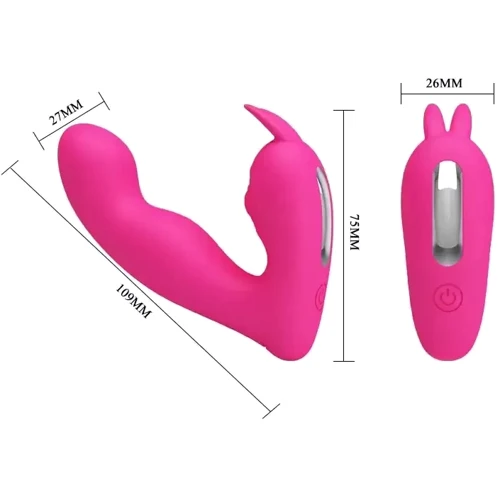 Мультифункциональный вибростимулятор с ДУ Pretty Love Josephine Magenta, BI-014843W-1