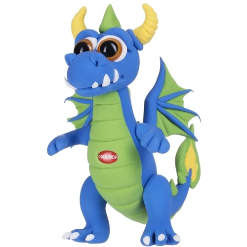 Маса для ліплення Paulinda Super Dough Cool Dragon Дракон синій (PL-081378-16) фото 3