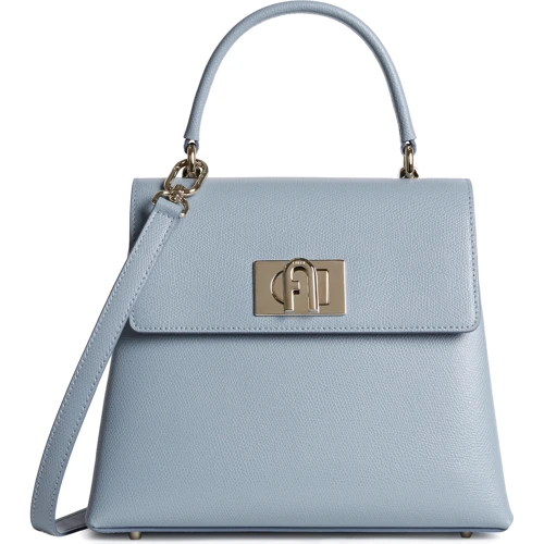 Жіноча сумка-сетчел Furla 1927 S Top Handle Bakpaco темно-блакитна (BAKPACOARE000K3500)