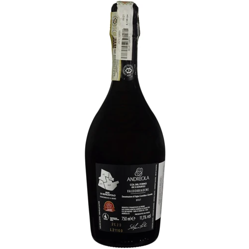 Вино игристое Col Del Forno Rive Di Refrontolo Valdobbiadene Prosecco Superiore Brut белое брют 0.75 л (FSH_8033286331423): Объем, л 0.75