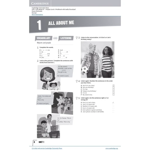 Prepare! Updated 2nd Edition 1: Workbook with Digital Pack: Обкладинка Мягкая
