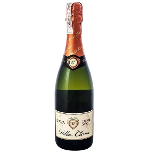 Вино ігристе Villa Clara Cava Semi Seco, біле напівсухе, 0.75л 11.5% (PLK8421414319014)