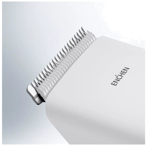Машинка для стрижки (триммер) Xiaomi Enchen Boost White Set: Материал лезвий керамика