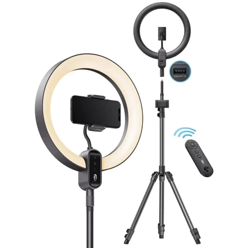 TaoTronics 12'' Selfie Ring Light with 78'' Tripod Stand, Dimmable LED Light Outer 24W 6500K: Производитель TaoTronics