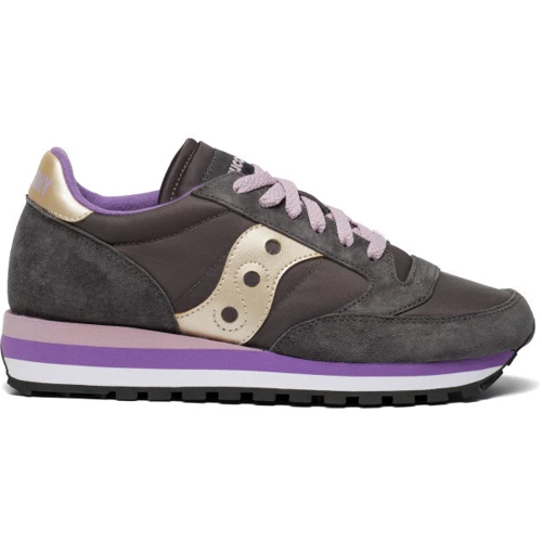 Кроссовки Saucony Jazz Triple (60530-11s) 36 (6) серые натуральная замша всесезон